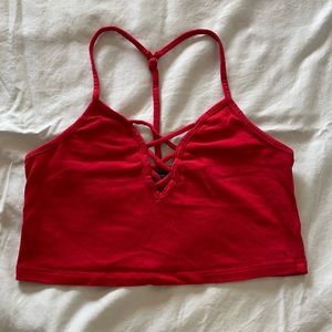 Red hot crop top!